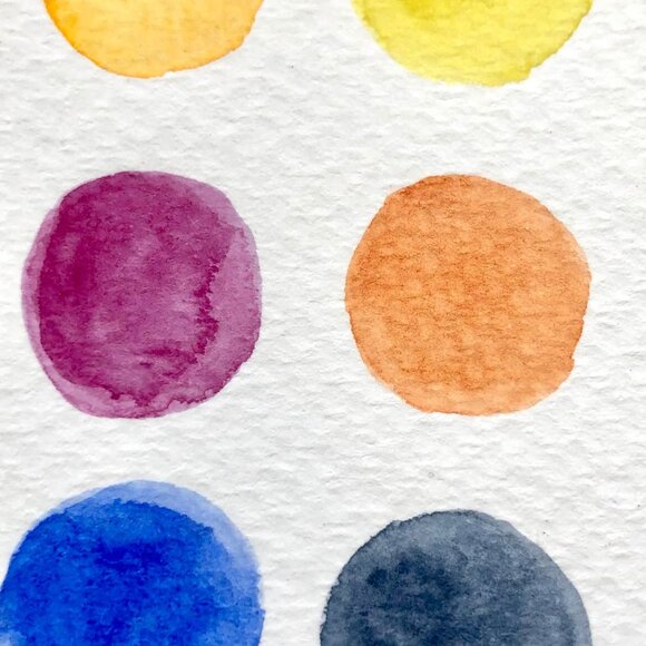 Wood Watercolour Palette - Picture 2 of 3